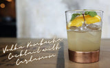 Vodka Kombucha Cocktail with Cardamom Recipe