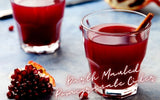 A glass of Darth Mauled Pomegranate Cider