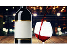 wine bottle without label