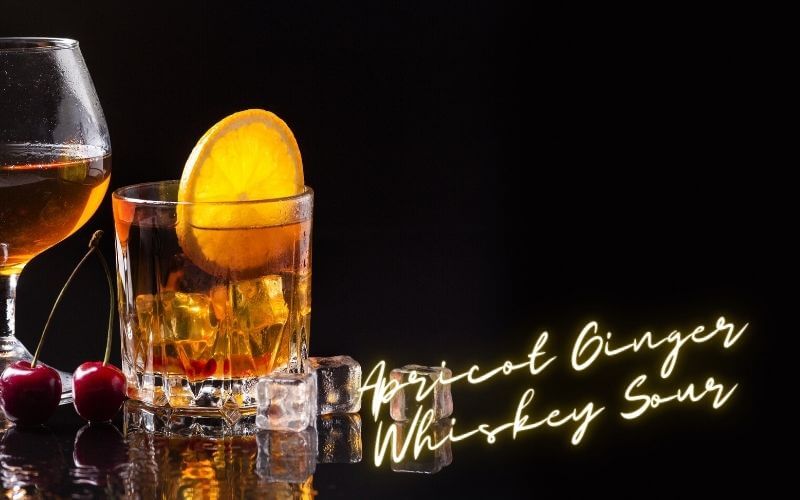 Apricot Ginger Whiskey Sour Recipe