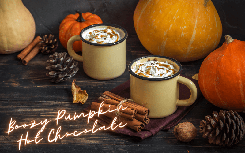 Boozy Pumpkin Hot Chocolate Recipe