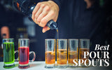 Close-up of Pour Spouts