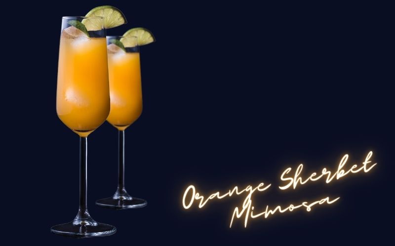Orange Sherbet Mimosa Recipe