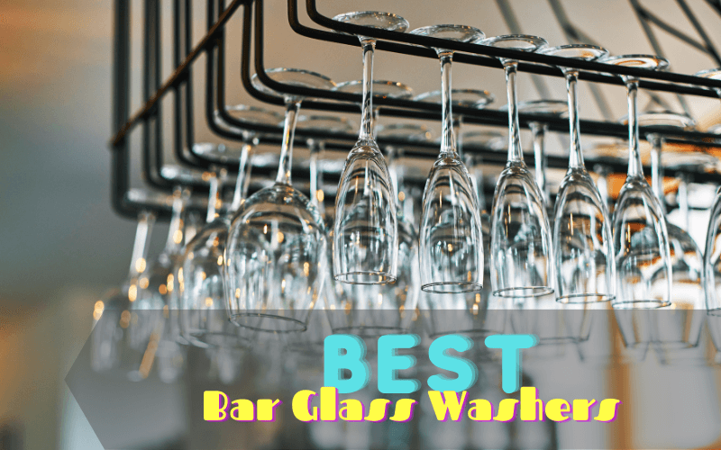 Newly washed wine glasses hanged upside down