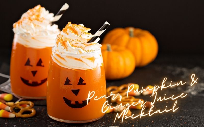 Pear, Pumpkin & Ginger Mocktail Recipe