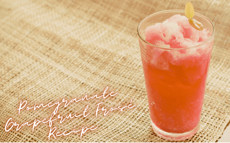 Pomegranate Grapefruit Frosé Recipe