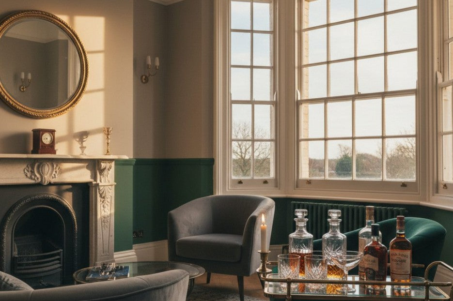 Designing a home bar in a period home: light, character, and the windows that make the room