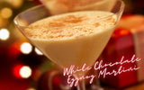 White Chocolate Eggnog Martini Recipe
