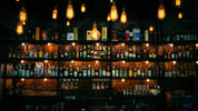 A bar stacked with liquors