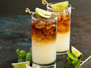 A Dark 'N Stormy Drink