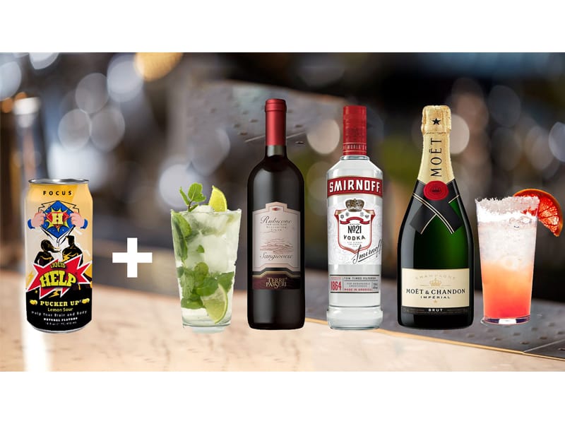 help energy drink and alcohol pairings