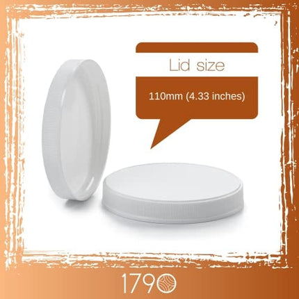 Large Glass Jars with Lid - Wide Mouth 1 Gallon Glass Jar with Lid - Glass Gallon Jar for Kombucha & Sun Tea - Gallon Mason Jars are Large Glass Jars with Lids 1 Gallon for Food Storage - 2 Pack