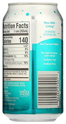 365 by Whole Foods Market, Ginger Ale, 12 Fl Oz, 6 Pack