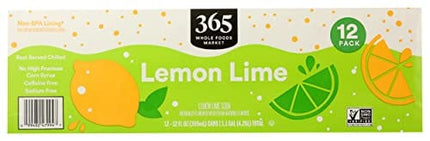 365 by Whole Foods Market, Soda Lemon Lime, 12 Fl Oz, 12 Pack
