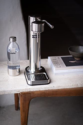 aarke - Carbonator III Premium Carbonator-Sparkling & Seltzer Water Maker-Soda Maker with PET Bottle (Stainless Steel)