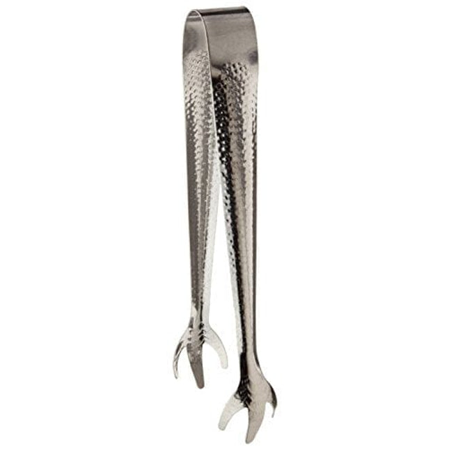 Adcraft TBL-7 Stainless Steel Claw-Style Ice Tongs, 8" Overall Length - Set of 12