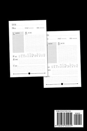 Cocktail Recipe Journal: Blank Minimalist Cocktail and Mixed Drink Recipe Book & Organizer, great Gift for Professional & Home Bartenders and Mixologists for 100+ Alcoholic Beverages