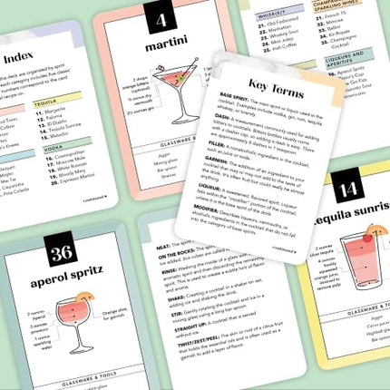 Cocktails Made Simple Recipe Cards: Easy Recipes for the Home Bartender