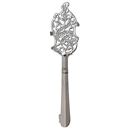 ALANDIA Absinthe Spoon Feuilles | Stainless Steel | 19th Century Replica | + Ritual Card