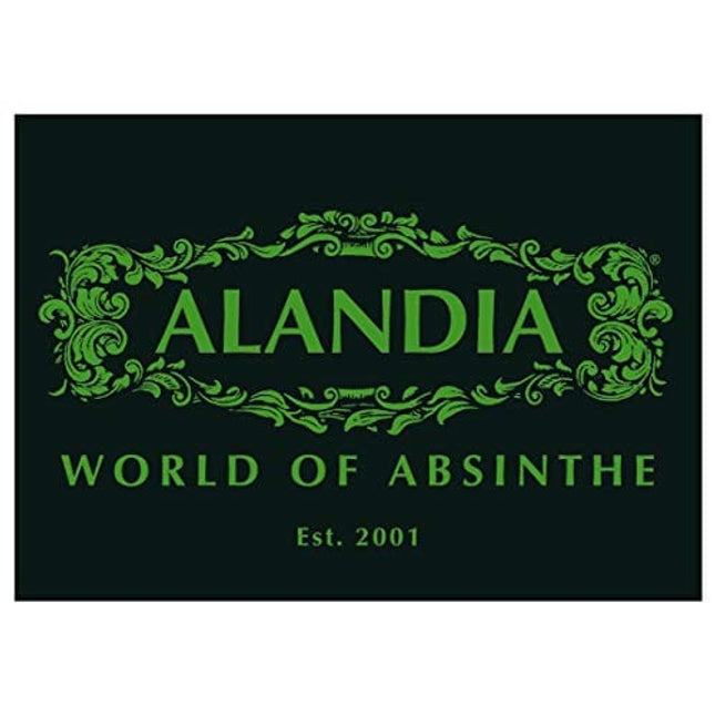 ALANDIA Absinthe Spoon Feuilles | Stainless Steel | 19th Century Replica | + Ritual Card