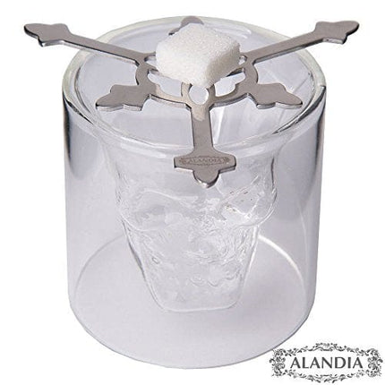 ALANDIA Absinthe Spoon Gothic | Stainless Steel | 1x Ritual Card