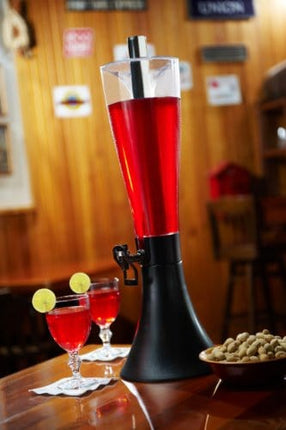 HOPR Tabletop Chiller and Beverage Dispenser & Beer Tower - 96 Oz Capacity with Super Chill Rod