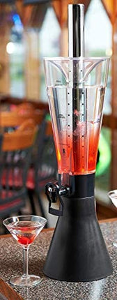 HOPR Tabletop Chiller and Beverage Dispenser & Beer Tower - 96 Oz Capacity with Super Chill Rod