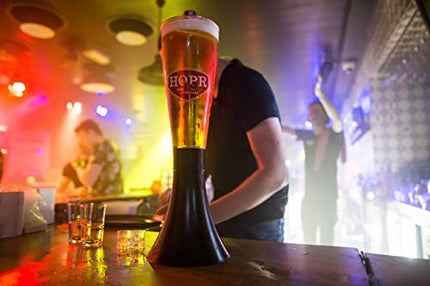 HOPR Tabletop Chiller and Beverage Dispenser & Beer Tower - 96 Oz Capacity with Super Chill Rod