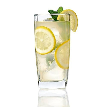 Anchor Hocking Rio Drinking Glasses Set of 16, Rocks and Tumbler Glasses