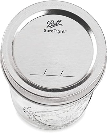 Ball Regular Mouth Pint 16-oz Mason Jar with Lids and Bands (Pack of 24)