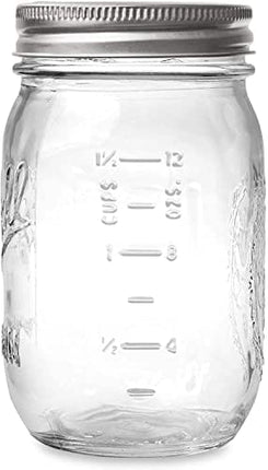 Ball Regular Mouth Pint 16-oz Mason Jar with Lids and Bands (Pack of 24)