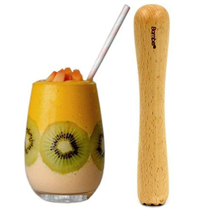 Bamber Wood Cocktail Mojito Muddler Wooden Muddler Bar Tool