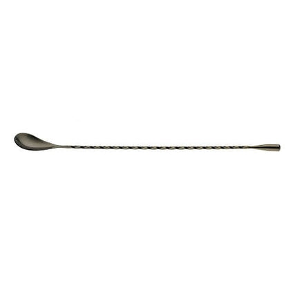 Barfly Bar Spoon, Teardrop End 11 13/16" (30.0 Cm), Gun Metal Black