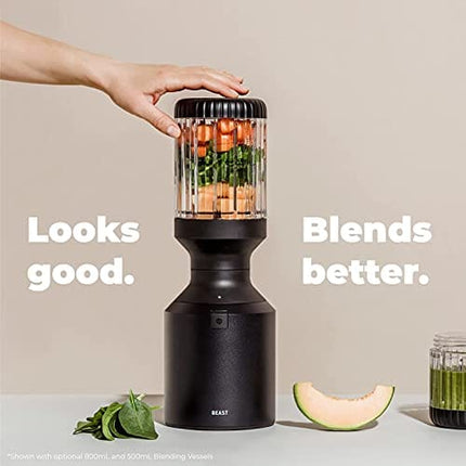 Beast Blender | Blend Smoothies and Shakes, Kitchen Countertop Design, 1000W (Carbon Black)