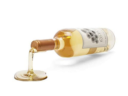 Beyond123 Spilled Wine Bottle Holder - Fun and Unique Way to Display Your Favorite Wine - Red and White (Set of 2)
