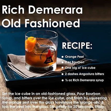 BG Reynolds Natural Tiki Cocktail Cane Syrup, Rich Demerara, 375 ml, Packaging May Vary