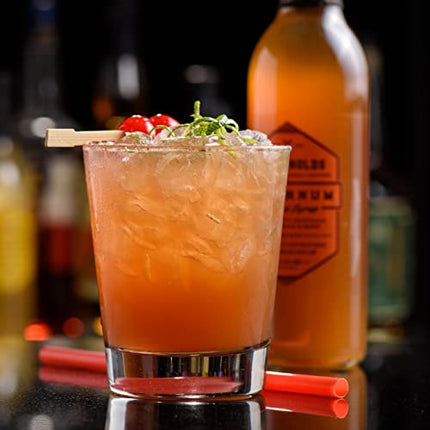BG Reynolds Natural Tiki Cocktail Cane Syrup, Tiki Spices, 375 ml, No Preservatives