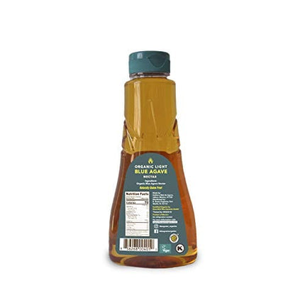 Blue Green Agave Organic Nectar, Light Blue, 16 Ounce