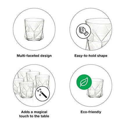 Bormioli Rocco - 234510GRB021990 Bormioli Rocco Cassiopea Rocks Glass, Clear, 11.25 oz Glassware Set