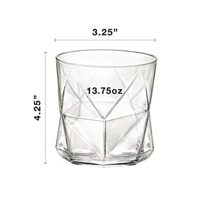 Bormioli Rocco - 234510GRB021990 Bormioli Rocco Cassiopea Rocks Glass, Clear, 11.25 oz Glassware Set