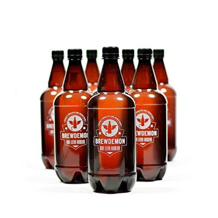 BrewDemon Craft Beer Brewing Kit with Bottles - Conical Fermenter Eliminates Sediment and Makes Great Tasting Home Made Beer
