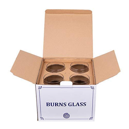 Burns Glass Beer Glasses, Classic English Pub Drinking Glass, 20 Oz. (Set of 4)