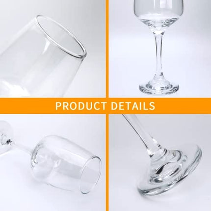 Cadamada Wine Glasses,12oz Red Wine Glasses,for Red or White Wine, High-end Banquet, Party, Bar, Wedding, Gift (16 pcs)