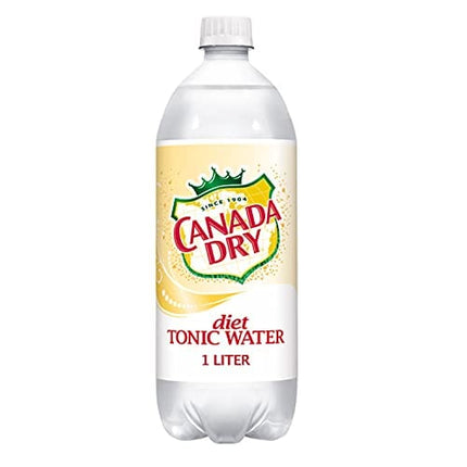 Diet Canada Dry Tonic Water, 1 Liter Bottle