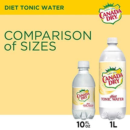 Diet Canada Dry Tonic Water, 1 Liter Bottle