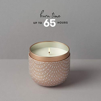 Capri Blue Scented Candle with Muse Tin Candle Holder - Cotton Wick - Luxury Aromatherapy Candle - 12.5 Oz - Pink Grapefruit and Prosecco