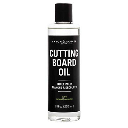 Caron & Doucet - Cutting Board & Butcher Block Conditioning Oil & Wood Finishing Wax Bundle | 100% Plant-Based & Vegan, Best for Wood & Bamboo Conditioning & Sealing | Does NOT Contain Mineral Oil!