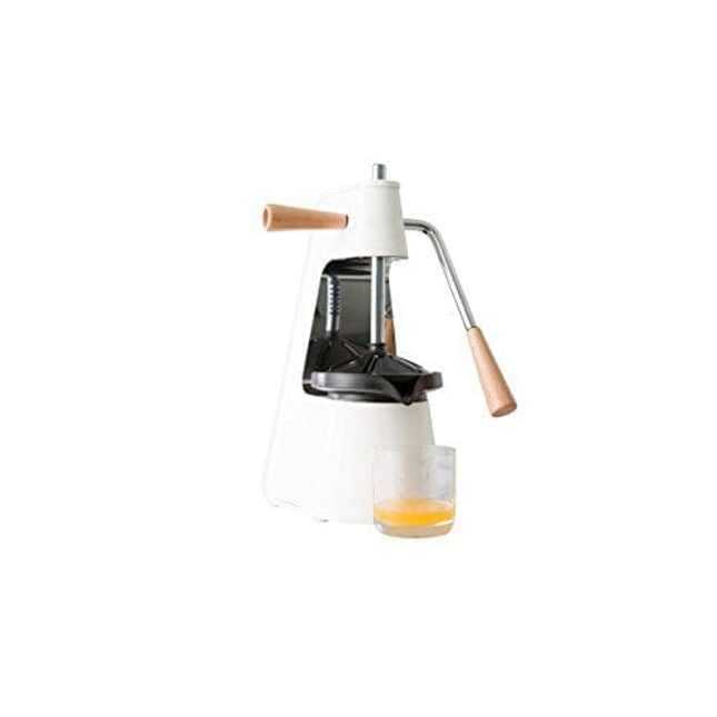 Chef'n Fresh Force Tabletop Citrus Press, 2.3, White/Stainless/Wood