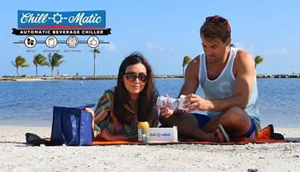 Chill-O-Matic Instant Beverage Cooler, Black