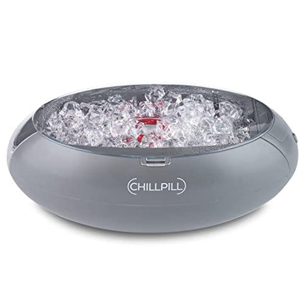 CHILLPILL Instant Beverage Chiller - Universal Can and Bottle Mini Cooler For Drinks - Rapid Drink Chiller for Beer and Soda Lovers - Portable Can Chiller - Personal Small Cooler Accessories